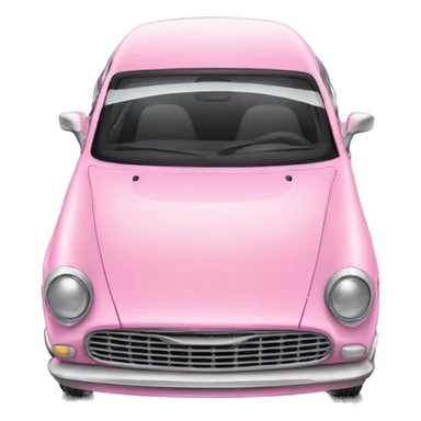 pink car  sticker