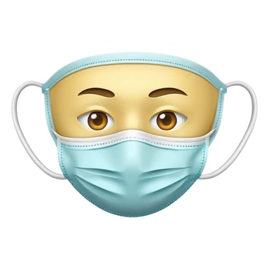 meical mask only sticker