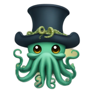 Davy Jones with tentacles sticker