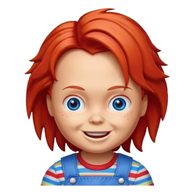 Un emojin de chuky sticker