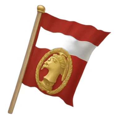 Roman empire flag sticker