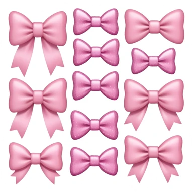 Cute coquette stickers bows, aesthetic girly stickers sticker