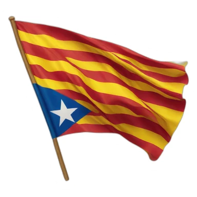 Catalan flag sticker