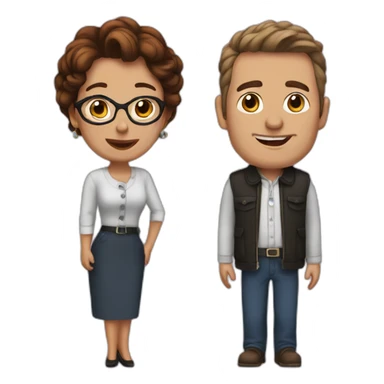 Pauline and Paul sticker