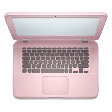 Light pink laptop sticker