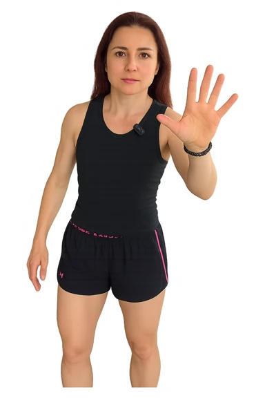 Donna senza cellulite grazie alla sua infiammazione sistemica bassa sticker