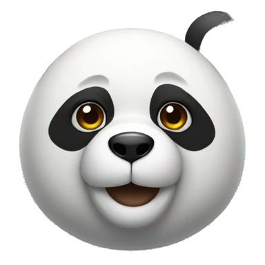 Cool panda sticker
