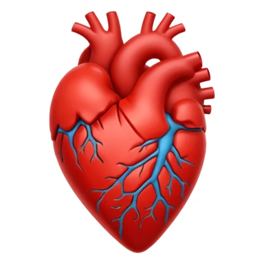 red beating heart sticker