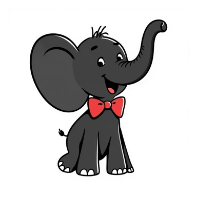 Elephant sticker