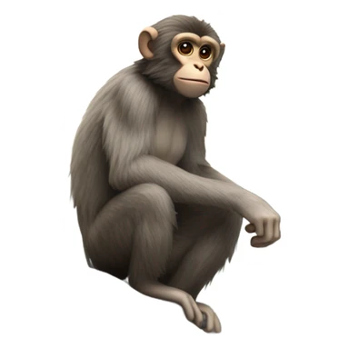 Mountain monkey sticker