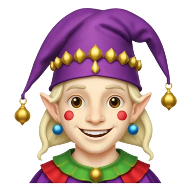 Medieval jester sticker