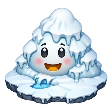 the discount is melting like snow sticker