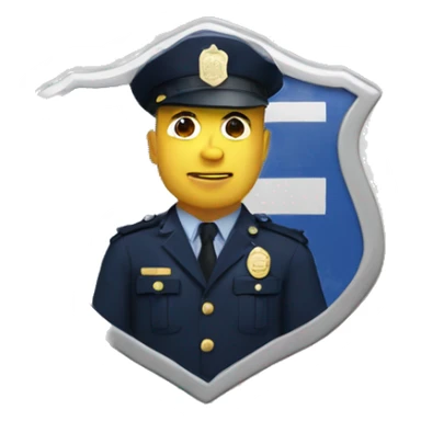 police-badge sticker