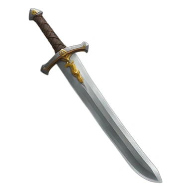 Zweihander greatsword sticker