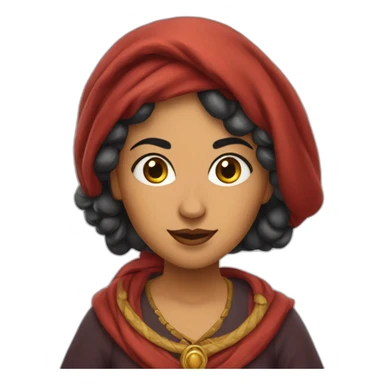 Sorcière women marocaine sticker