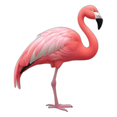 Flamant rose zen sticker