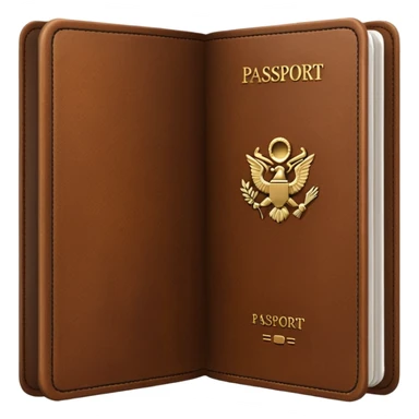 brown passaport sticker