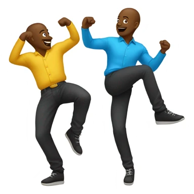 two gay men twerking   sticker