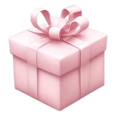 Light pink Christmas gifts under a white Christmas tree  sticker