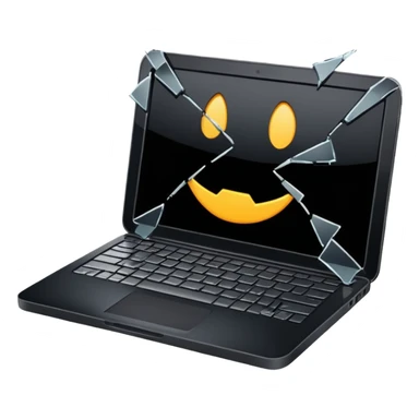 Throw laptop out of building sticker