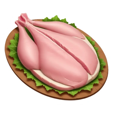 turkey fillet before cooking sticker