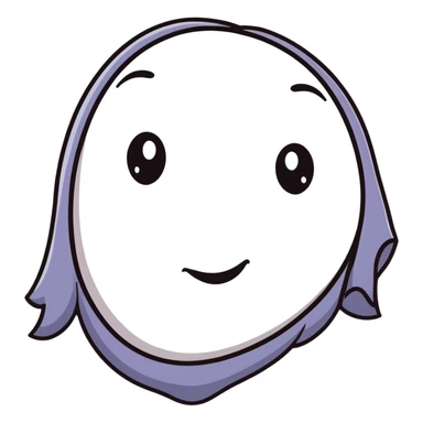 Face with droopy eyelids, goofy smile, looking very relaxed and stoned sticker
