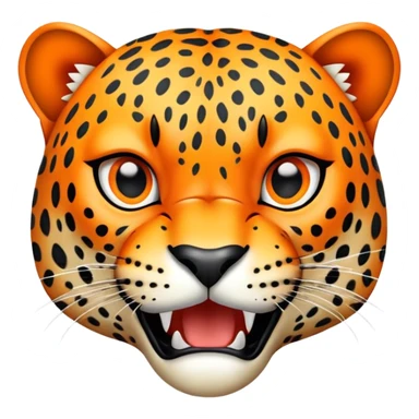 Leopard rawr sticker