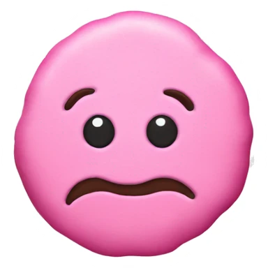 pink christmas cookie sticker