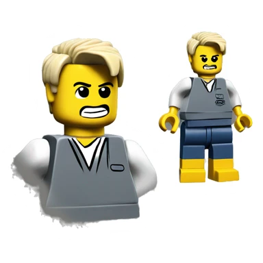GORDON RAMSAY lego full sticker