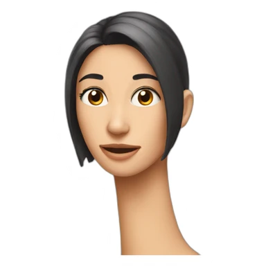 long neck karen sticker