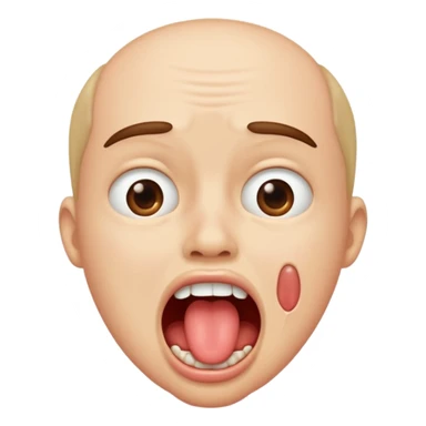 😧 drooling sticker