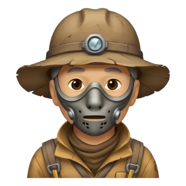 tragic maskcave explorer sticker