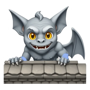 gargoyle on the roof sayin " grrrrr " emote size Please upload a square PNG or GIF file. Image size must not exceed 500 x 500 px and must not exceed 1MB. sticker