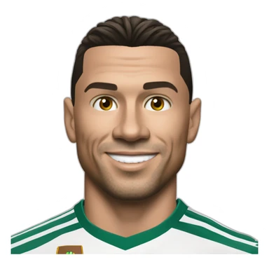 christiano ronaldo sur les épaules de messi sticker