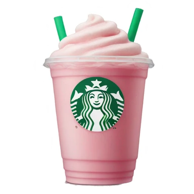 Pink Starbucks frappe  sticker