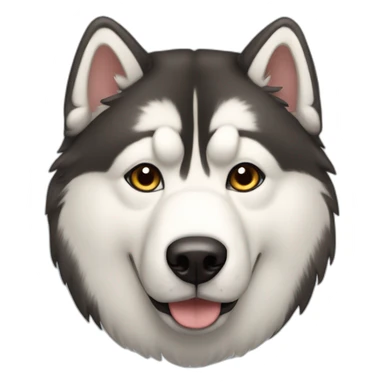 Malamute dog sticker