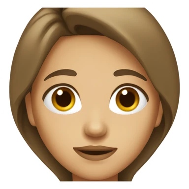 Doctor woman with brown eyes and hair  sticker