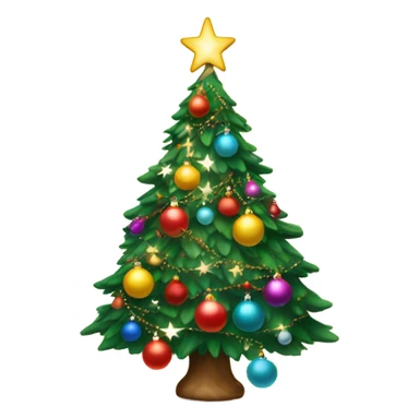 Christmas tree  sticker