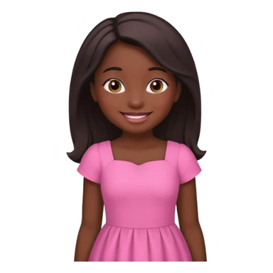 Black Christian girly girl sticker