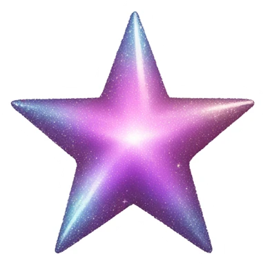 Sparkle star sticker