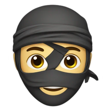 Ninja avec des billet sticker