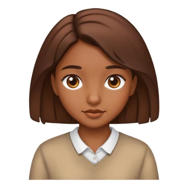 Cute girl with bu sticker