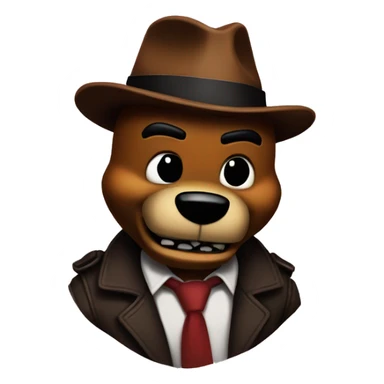 Gangster Freddy Fazbear sticker