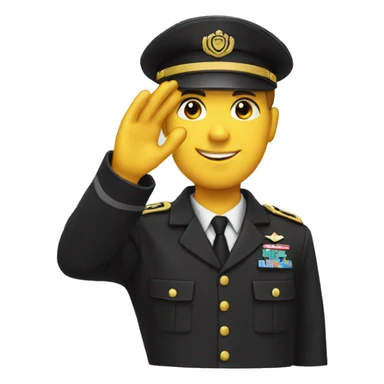 hexagon salute sticker