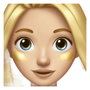 white girl, brunette, freackles on her skin,blue eyes girl using Gold gel skin care patches under her eyes sticker