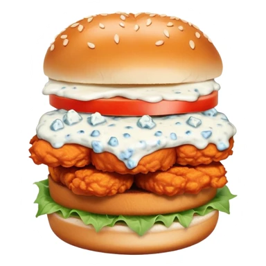 Buffalo chicken sandwich  sticker
