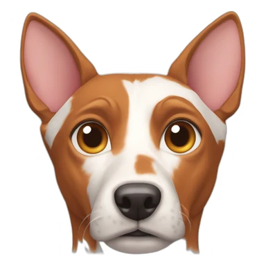 Cinematic Ibizian hound dog full body sticker