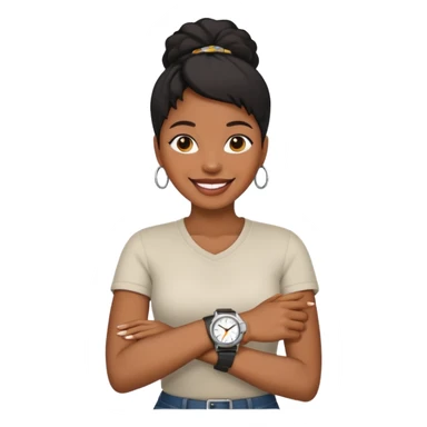 Black mom timing  sticker