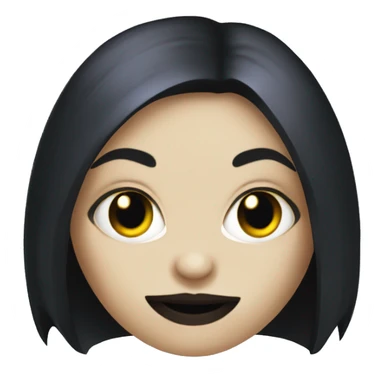 Goth vampire lady  sticker