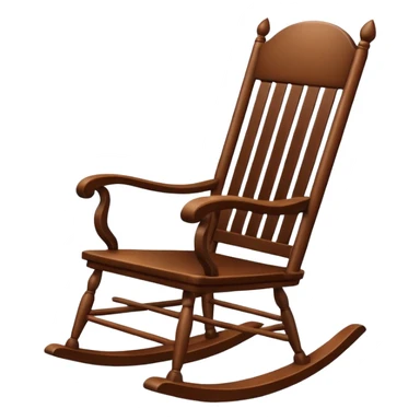 rocking chair sticker